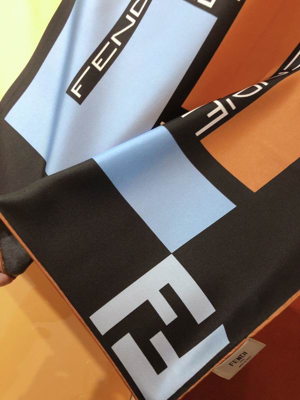 Fendi  silk scarf 90X90cm E (13)