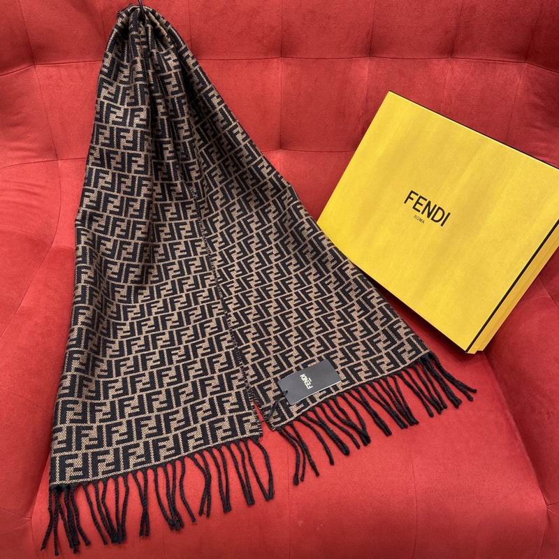 Fendi 180X30cm 100%羊绒 E (1)