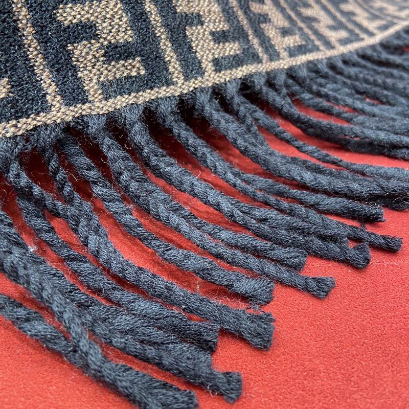 Fendi 180X30cm 100%羊绒 E (3)