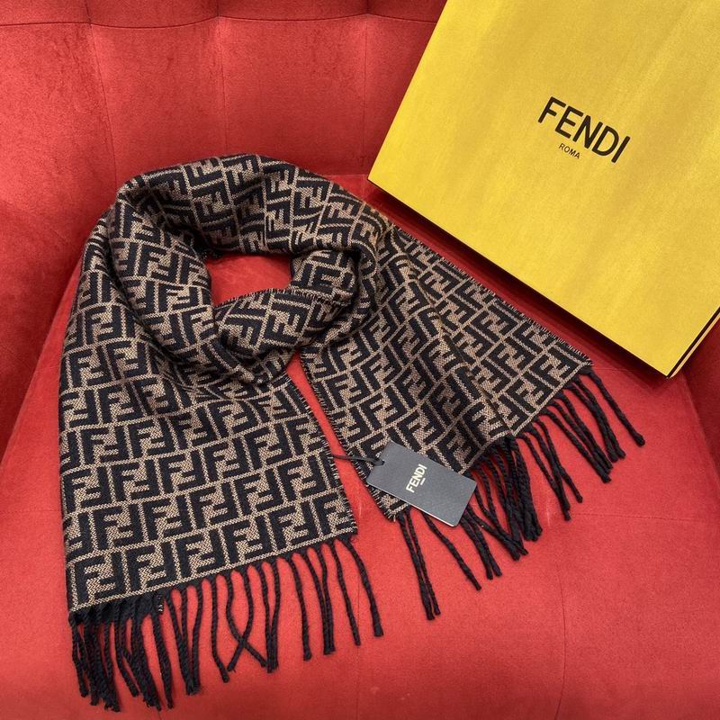 Fendi 180X30cm 100%羊绒 E (4)