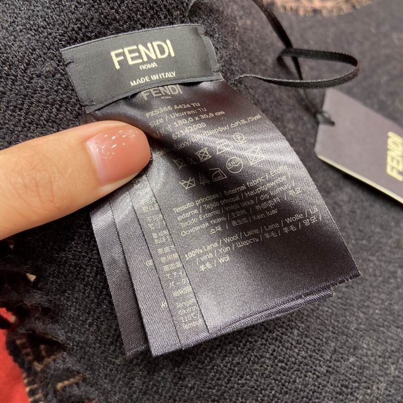 Fendi 180X30cm 100%羊绒 E (7)