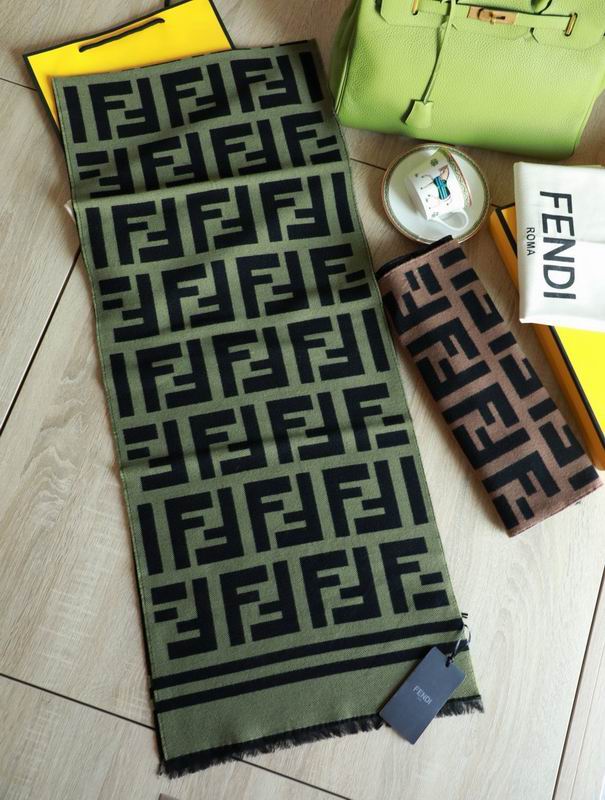 Fendi 35X180cm 95%羊毛5%真丝 E (11)