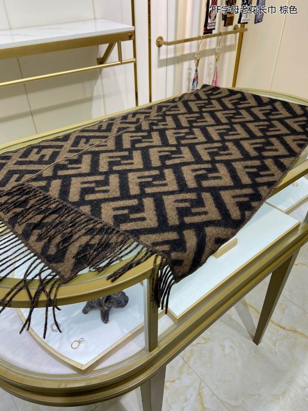 Fendi 44X185cm 100%羊绒 E (2)