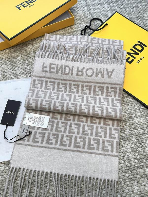 Fendi scarf 30X180cm 80%羊毛 20%羊绒 E (14)