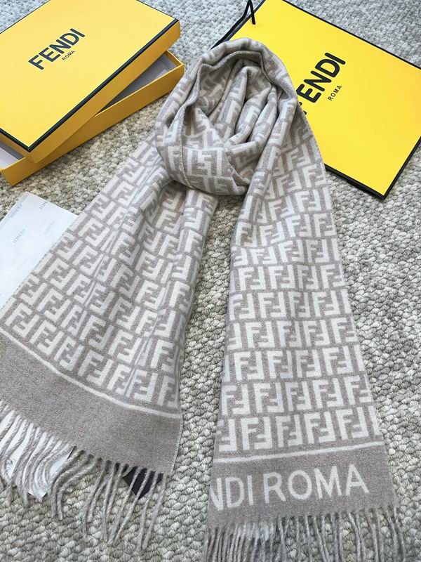 Fendi scarf 30X180cm 80%羊毛 20%羊绒 E (17)