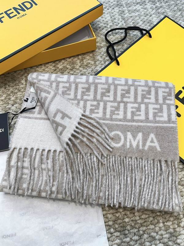 Fendi scarf 30X180cm 80%羊毛 20%羊绒 E (18)