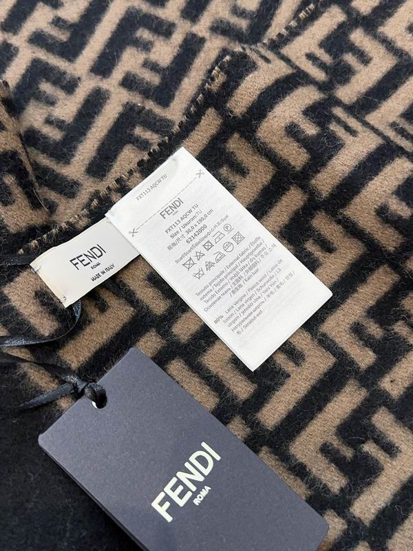 Fendi scarf 30X180cm 80%羊毛 20%羊绒 E (3)