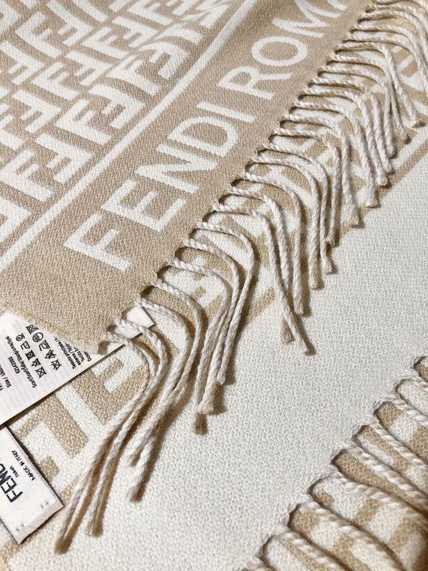 Fendi scarf 32X200cm 80%羊毛 20%羊绒 E (12)