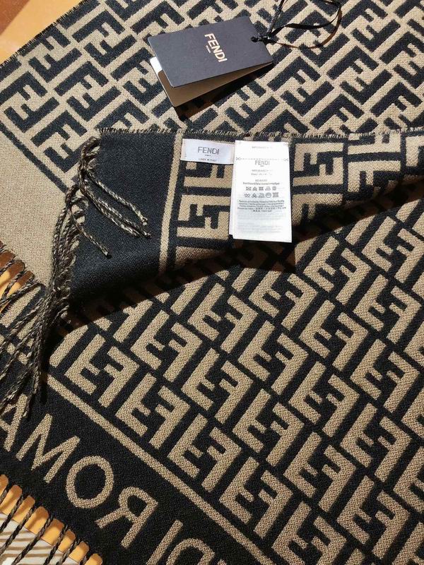 Fendi scarf 32X200cm 80%羊毛 20%羊绒 E (17)