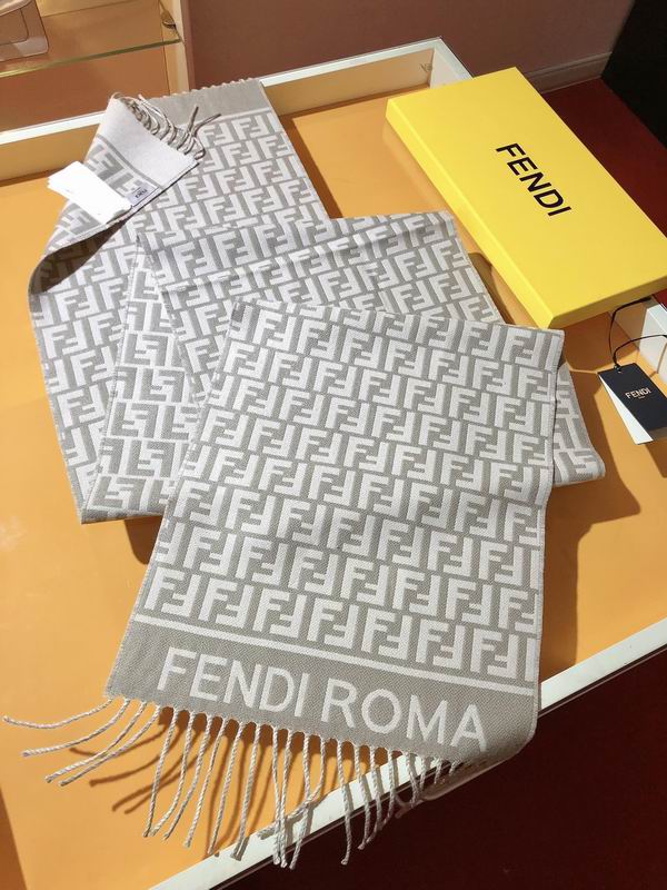 Fendi scarf 32X200cm 80%羊毛 20%羊绒 E (22)