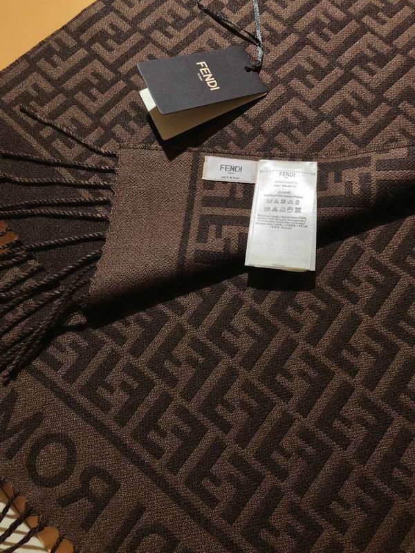Fendi scarf 32X200cm 80%羊毛 20%羊绒 E (4)