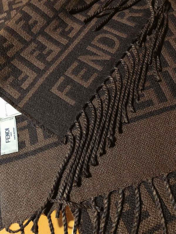 Fendi scarf 32X200cm 80%羊毛 20%羊绒 E (6)