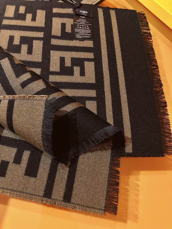 Fendi scarf 38X180cm 羊毛 E (3)