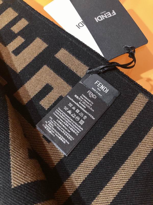 Fendi scarf 38X180cm 羊毛 E (4)