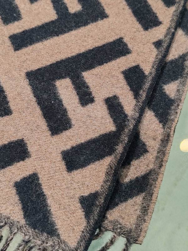 Fendi scarf 45X170cm 100%羊绒 E (5)