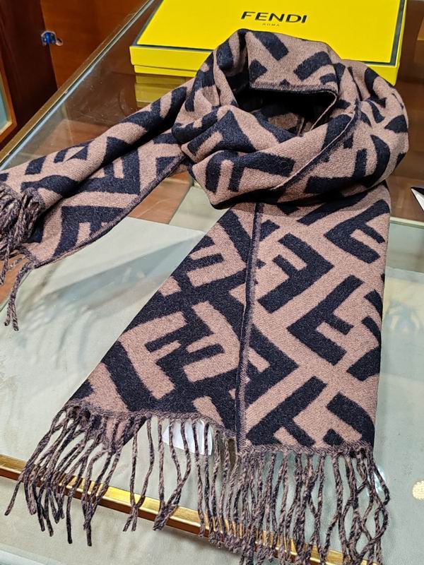 Fendi scarf 45X170cm 100%羊绒 E (6)