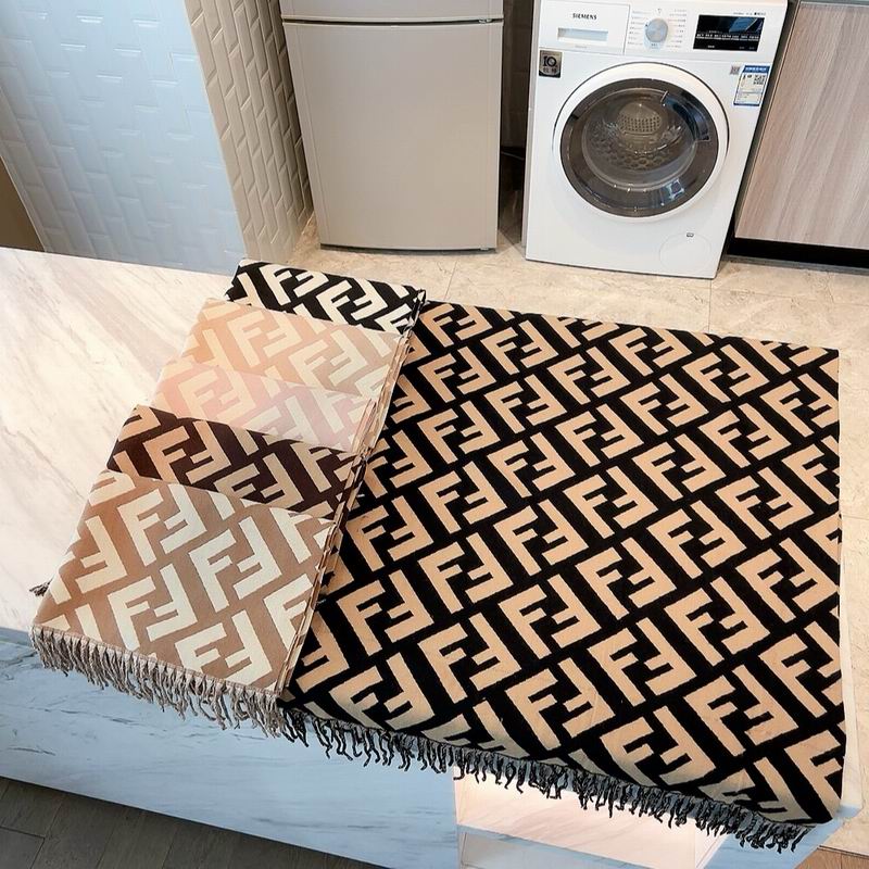 Fendi scarf 50X180cm 100%羊毛 E (1)