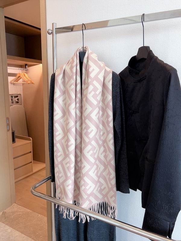 Fendi scarf 50X180cm 100%羊毛 E (13)