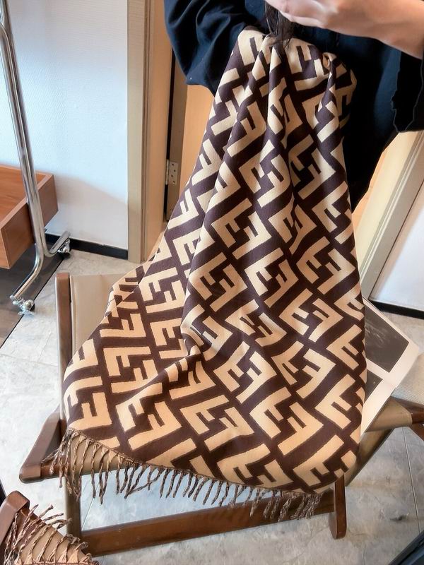 Fendi scarf 50X180cm 100%羊毛 E (23)
