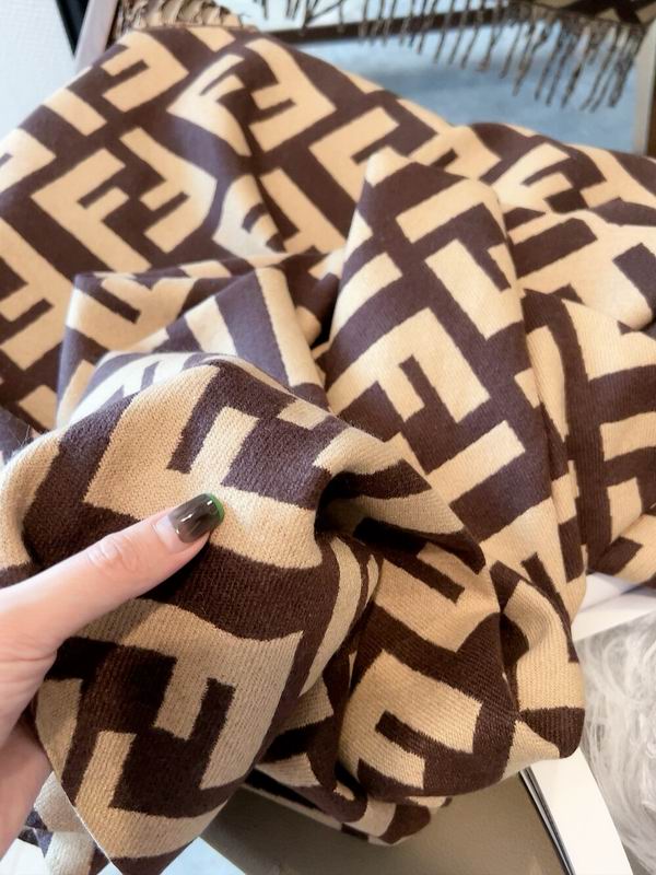 Fendi scarf 50X180cm 100%羊毛 E (24)