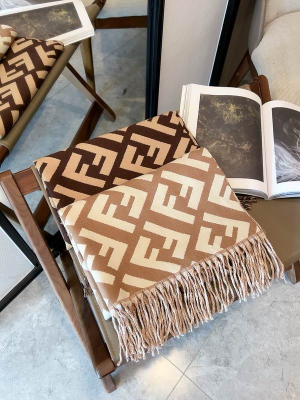 Fendi scarf 50X180cm 100%羊毛 E (26)