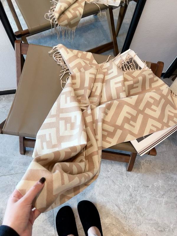Fendi scarf 50X180cm 100%羊毛 E (4)