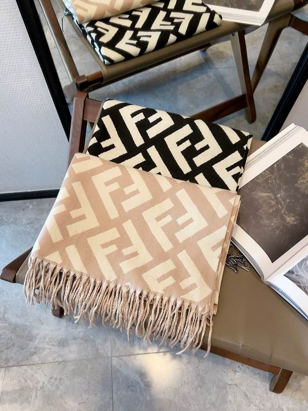 Fendi scarf 50X180cm 100%羊毛 E (9)