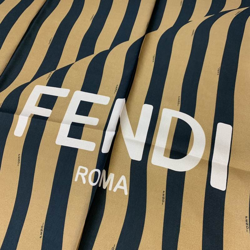 Fendi silk scarf 50X50cm E (14)