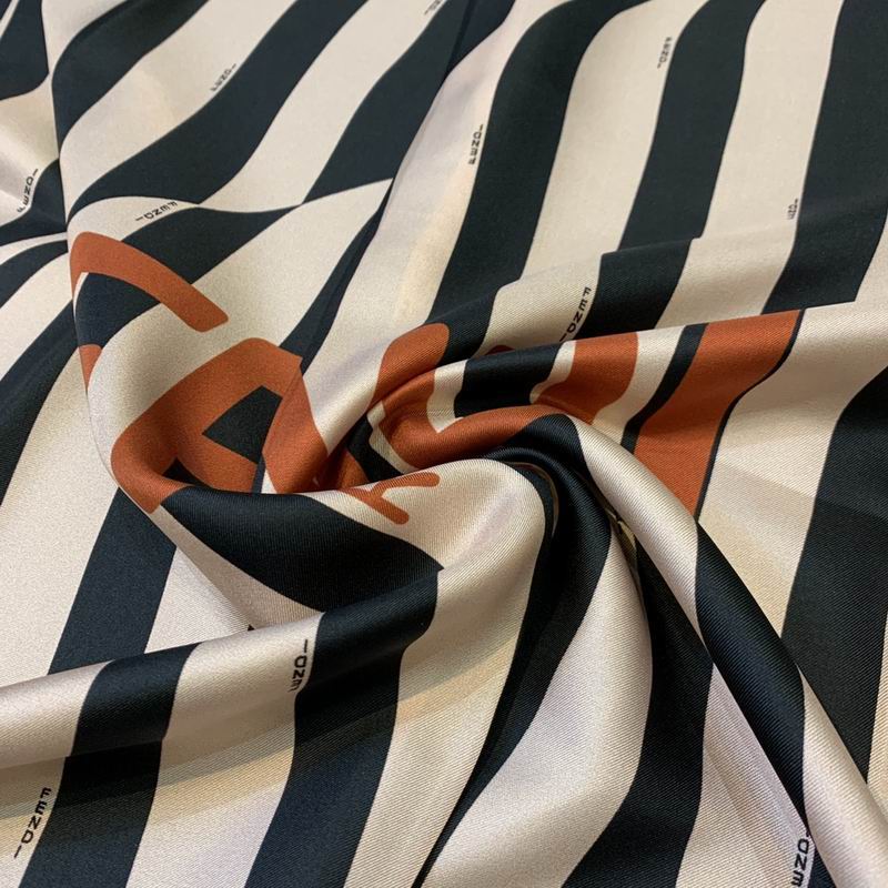 Fendi silk scarf 50X50cm E (2)