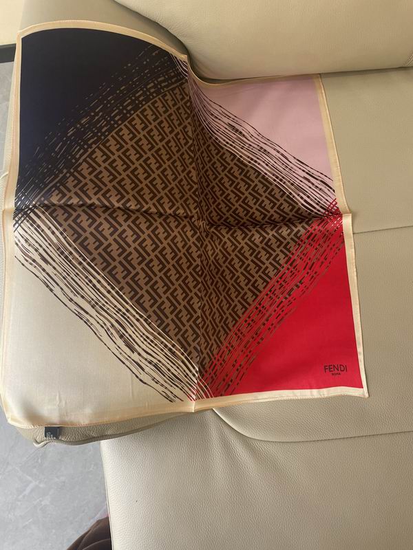 Fendi silk scarf 53X53cm E (1)