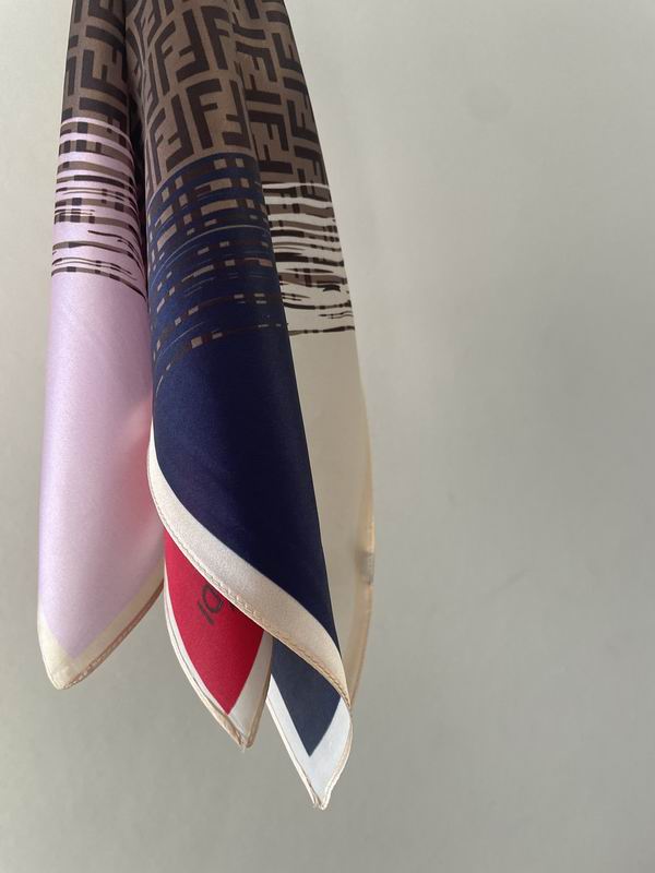 Fendi silk scarf 53X53cm E (10)