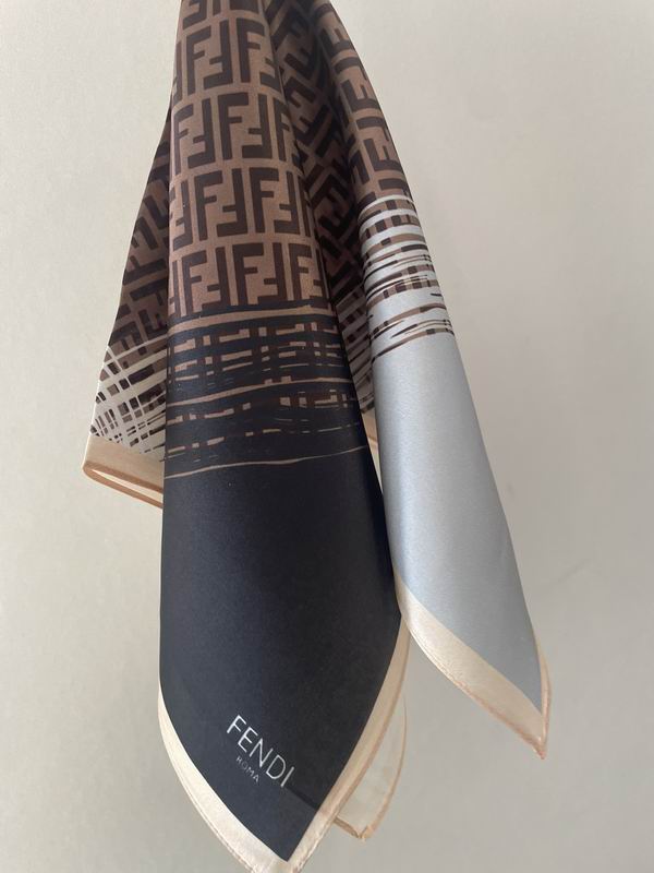 Fendi silk scarf 53X53cm E (11)