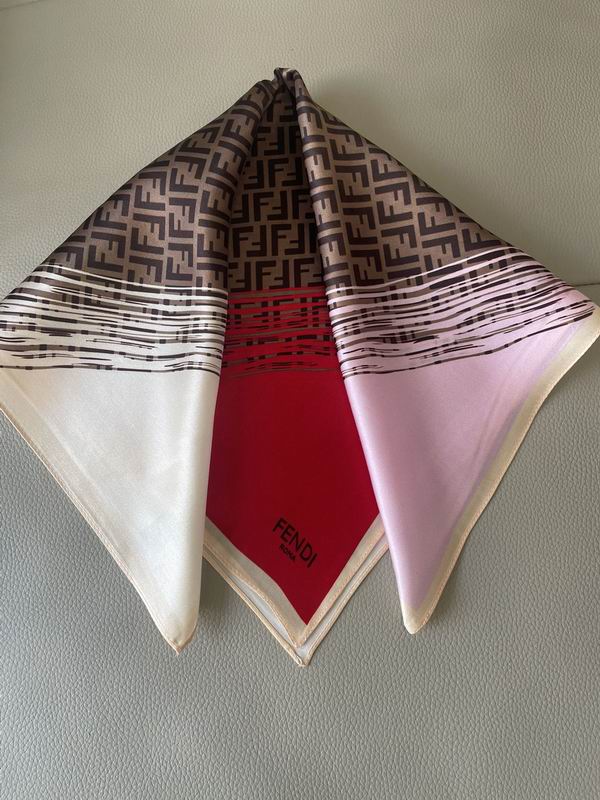 Fendi silk scarf 53X53cm E (3)