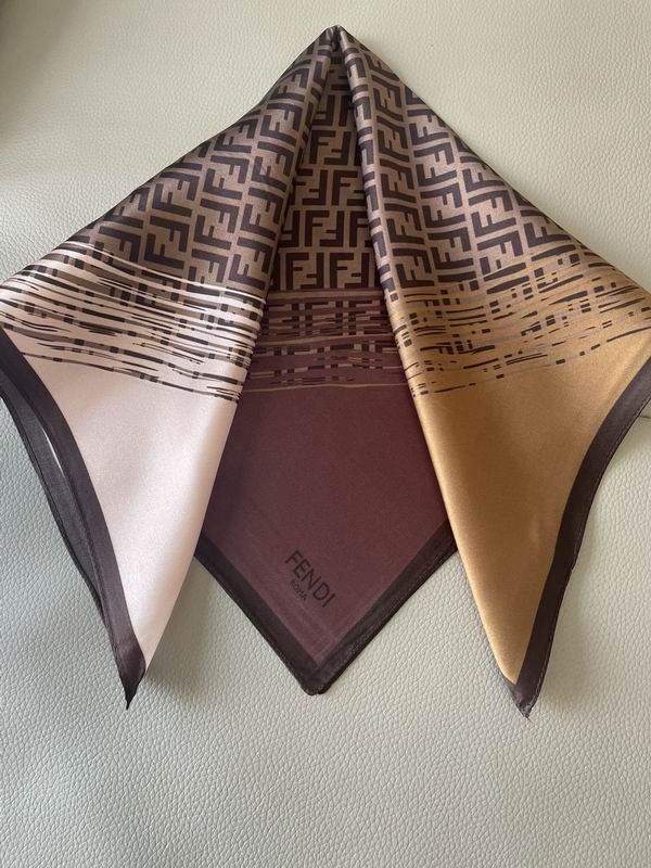Fendi silk scarf 53X53cm E (8)