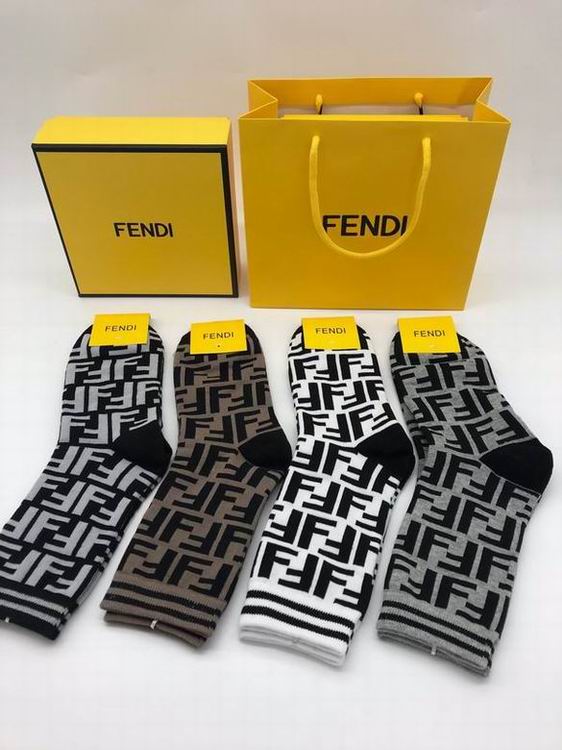 Fendi socks   (5)