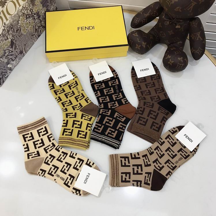 Fendi socks   (8)