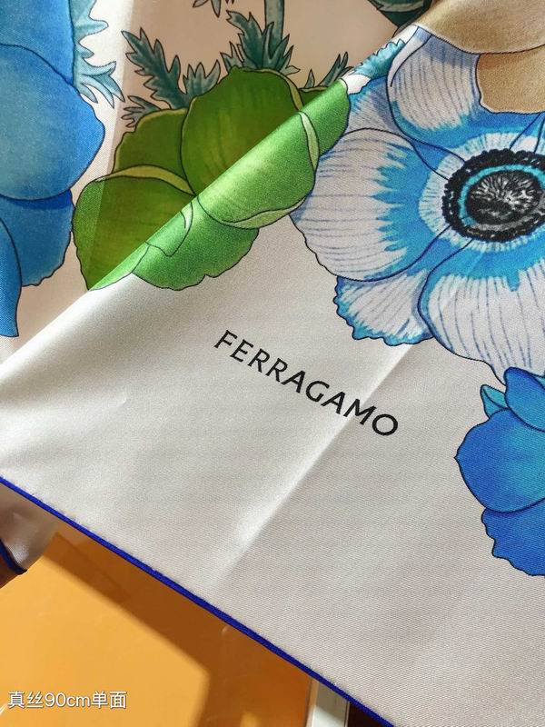 Ferragamo silk scarf 90X90cm E (14)