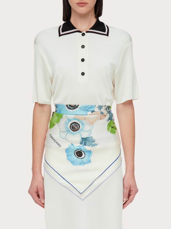 Ferragamo silk scarf 90X90cm E (15)