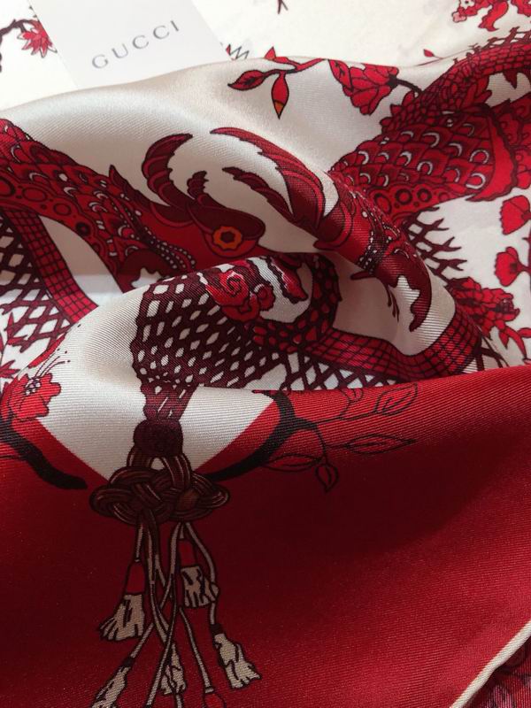 Gucci  silk scarf 90X90cm E (13)