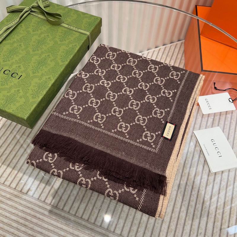 Gucci 48X180cm 100%羊毛 E (21)