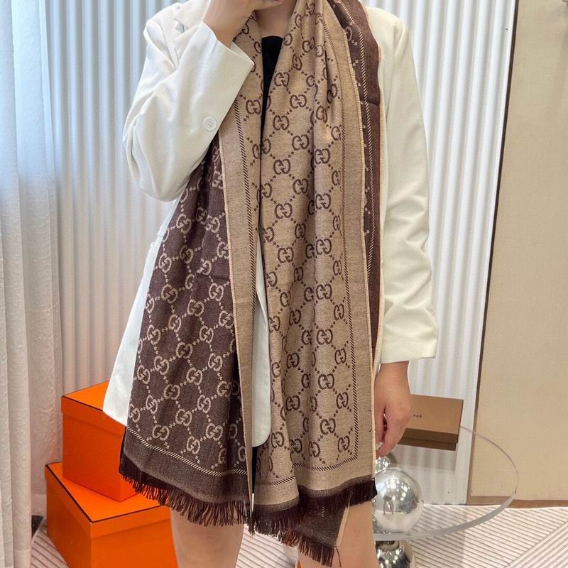 Gucci 48X180cm 100%羊毛 E (23)