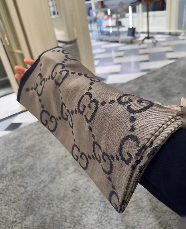 Gucci 70X205cm 50%真丝50%羊毛 E (6)