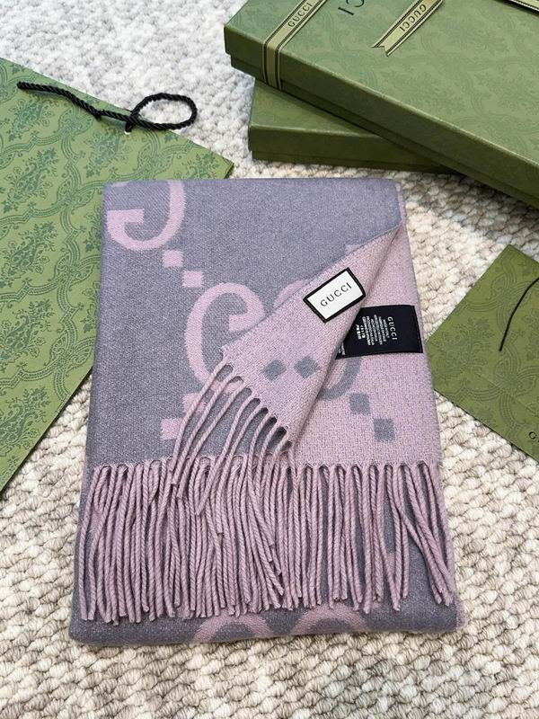 Gucci Scarf 45X200cm 100%羊绒 E (11)