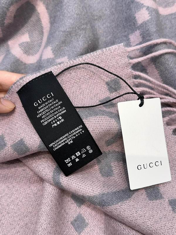 Gucci Scarf 45X200cm 100%羊绒 E (15)