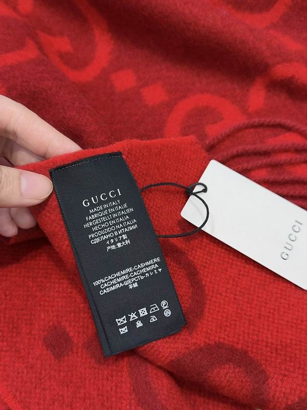 Gucci Scarf 45X200cm 100%羊绒 E (6)