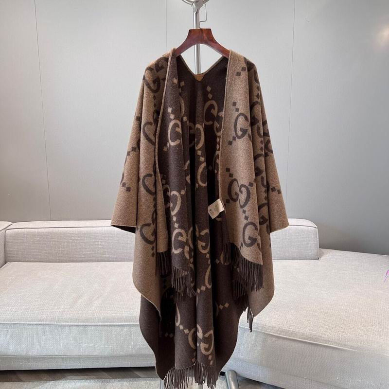 Gucci cloak 145X185cm 100%羊毛 E (1)