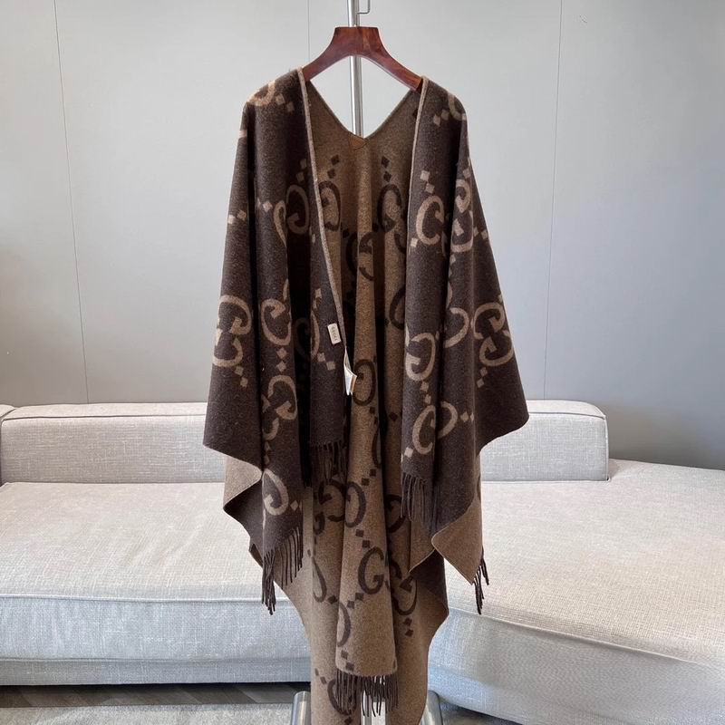Gucci cloak 145X185cm 100%羊毛 E (2)