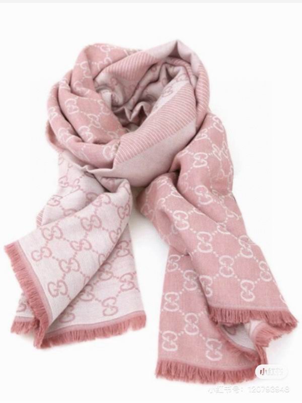 Gucci scarf 140X140cm 80羊毛 20真丝 E (8)