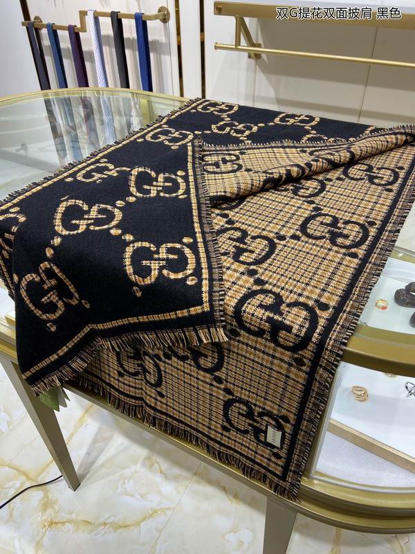Gucci scarf 46X180cm 100%羊毛 E (7)