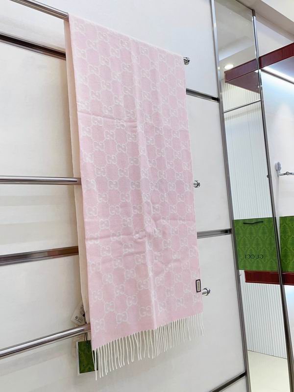 Gucci scarf 47X200cm 100%羊绒 E (7)